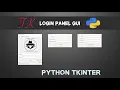 Login System Graphical User Interface with source code Python Tkinter