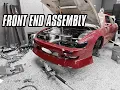 Finishing the S13 Tube Front Combat Eyes Bash Bar Bumper Installed