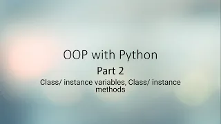 OOP using Python - Part 2