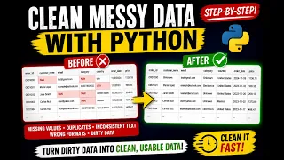 Clean Messy Data FAST with Python Beginner Pandas Project