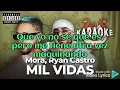 Mil Vidas _ Mora 🆚 Ryan Castro (video Lyrics) @Mora @elcantantedelghetto