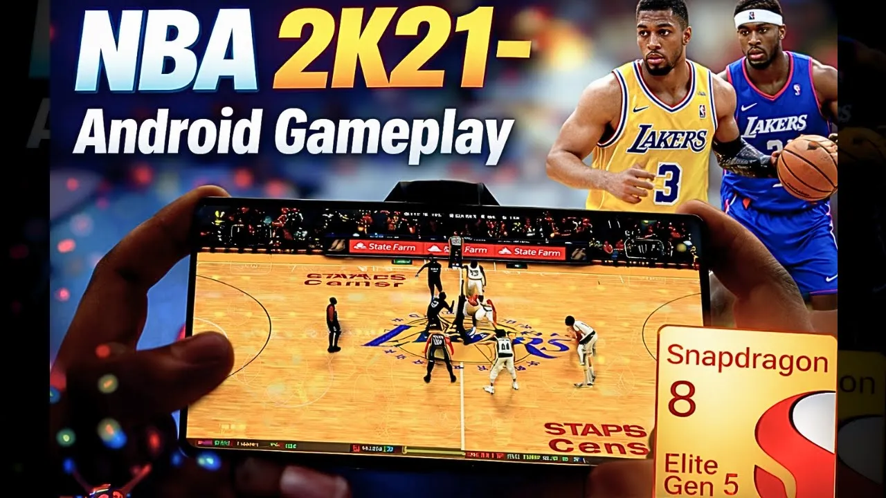 NBA 2k21 - Gamehub Emulator Android | Snapdragon 8 Elite Gen 5