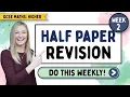 Half a GCSE Maths Paper Every Week Week 2 Higher Edexcel Revision