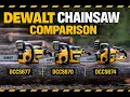 DeWALT 60V Chainsaw Showdown DCCS674 vs DCCS670 vs DCCS677 14 16 20