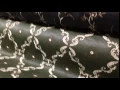 Olive Green Faux Leather Embroidered Upholstery Vinyl Fabric By The Yard 54 W