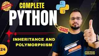 Python Tutorial in Hindi - Inheritance vs Polymorphism in Python