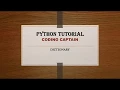 Dictionary in python Coding Captain