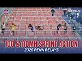 EXPLOSIVE Sprint Action Dominates With College 100m 110mH Heats At The 2026 Penn Relays