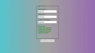 Form Validation How to make form validation using HTML CSS JavaScript RegEx