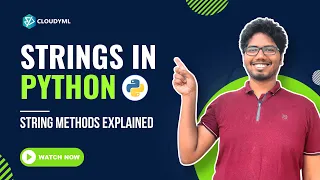 V-3 Strings in Python String Methods Python Tutorial