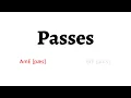 Download Lagu How to Pronounce passes in American English and British English