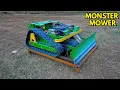 SDLLM500 Insane Remote-Controlled Lawn Mower w Dozer Blade