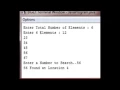 Education binary search program in java