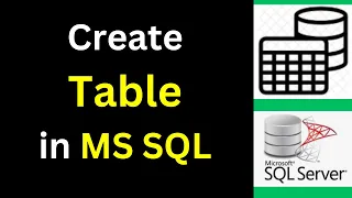 2 Create Table in MS SQL Server How to create Table in MS SQL Server using SSMS and TSQL 2025