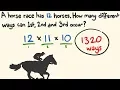 Combinations and Permutations Word Problems