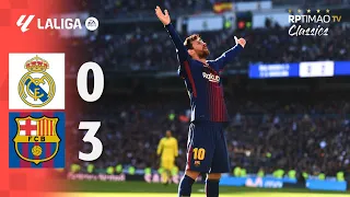 Real Madrid 0 X 3 Barcelona La Liga 17 18 Extended Goals Highlights HD 