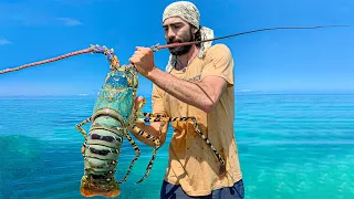 The Biggest Lobster We’ve Ever Caught! (Overnight Ocean Camping)