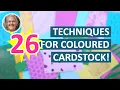 Download Lagu Probeer deze 26 SLIMME KLEURKARTONTECHNIEKEN voor het maken van kaartachtergronden! [2025/128]