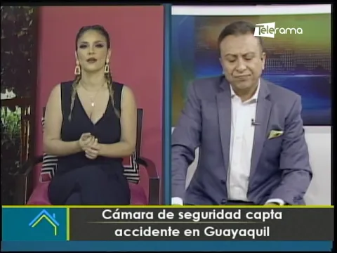 Cámara de seguridad capta accidente en Guayaquil