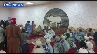  watch tinubu visits emir of gombe abubakar shehu abubakar iii