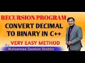Lecture 10 1 C Recursion Program Decimal to Binary Conversion Data Structure C