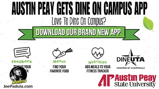 APSU Getting the App Dine On Campus