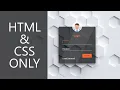 Transparent Login Form - HTML CSS ONLY