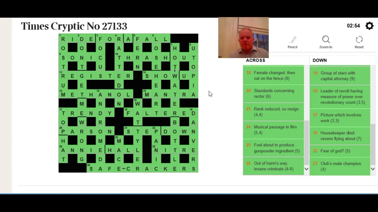 The Cryptic Crossword Equivalent Of The 4 Minute Mile!