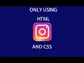 How to make INSTAGRAM logo using HTML CSS