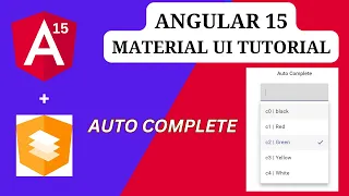 Angular material Autocomplete load data from API Filtering Angular 15 - Material UI Tutorial