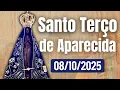 Download Lagu TERÇO DE APARECIDA HOJE - 08/10/2025 | MISTÉRIOS GLORIOSOS | SANTO TERÇO DE NOSSA SENHORA APARECIDA