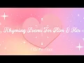 59 Best Rhyming Poems For Him Her OZoFe Com