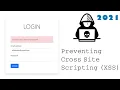 Secure Login system using PHP with MYSQL database - Part Preventing xss attacks