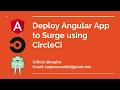 Deploy automatically your Angular app to Surge using CircleCI
