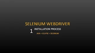 The Joy of Testing How to Install Selenium Webdriver