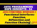 Functional Interfaces Java 8 What is Function BiFunction Functional Chaining in Java Coding Ex