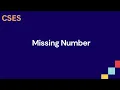 CSES Missing Number in Arabic