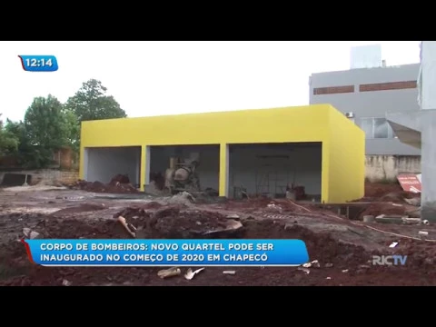 Novo quartel do Corpo de Bombeiros pode ser inaugurado no começo de 2020 em Chapecó