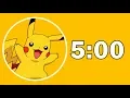 5 Minute Radial Timer - Pikachu Pokemon Edition