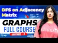 4 DFS on Adjacency Matrix Leetcode No 1971 - Find if Path Exists in Graph-C JAVA Code Explained