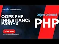 Inheritance Concept OOPS PHP part-3 PHP Tutorial Programmersbhava