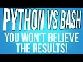 Python vs BASH - IO Performance