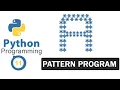 Python Pattern Programs Printing Stars in A Shape