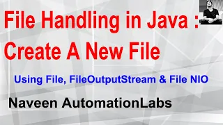 Part 3 File Handling in Java Create A New File
