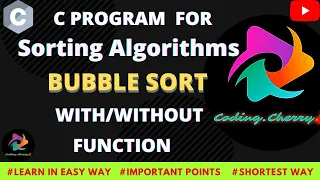 bubble sort algorithm bubble sort program in c bubble sort program in c using function