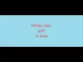 Java Basics Course 30 class split ARABIC