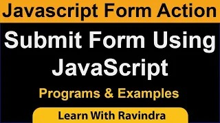 Form submit in JavaScript how to submit form using JavaScript in Hindi