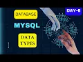 Database bangla Tutorial DAY-8 Data Types MYSQL DATABASE SQL Data Type IT For You