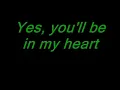 Tarzan- You'll be in my heart instrumental