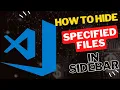 How to Hide Specified Files in the Sidebar VSCode